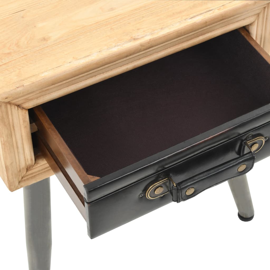 Comodino in Legno Massello di Abete 43x38x50 cm | homemem39
