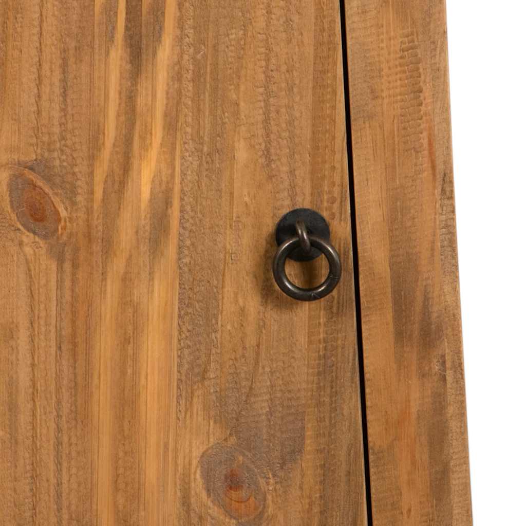Mobile da Bagno a Parete in Legno Massello di Pino 42x23x70 cm | homemem39