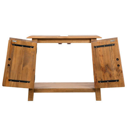 Set Mobili da Bagno in Legno Massello di Pino | homemem39