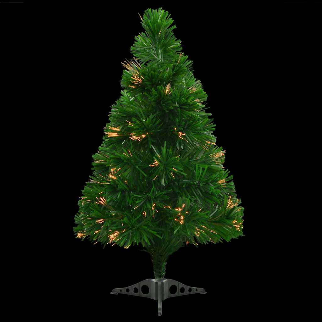 Albero di Natale Artificiale in Fibra Ottica 64 cm Verde | homemem39