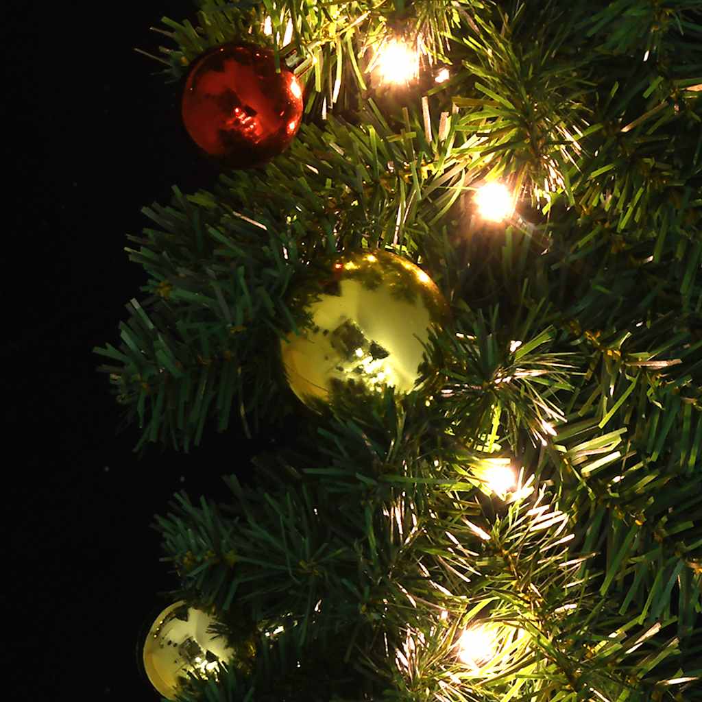 Ghirlanda di Natale Decorata con Palline e Luci a LED 10 m | homemem39