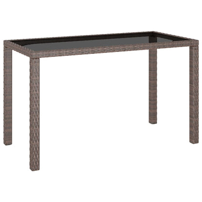 Set da Pranzo da Giardino 6 pz con Cuscini Polyrattan Marrone | homemem39