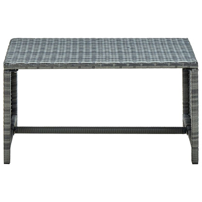 Set Divani da Giardino 4 pz con Cuscini in Polyrattan Grigio | homemem39
