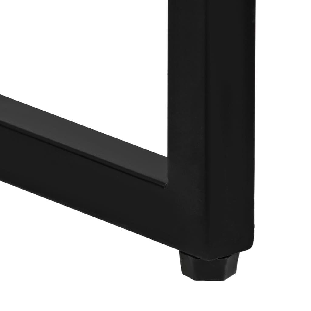 Tavolino da Bar in Legno Massello di Recupero 70x70x106cm - homemem39