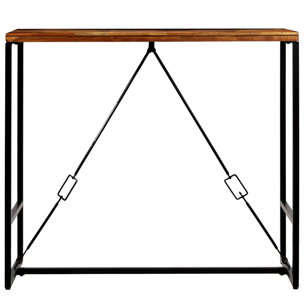 Tavolino da Bar in Legno Massello di Recupero 120x60x106cm | homemem39