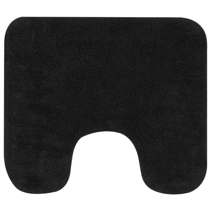 Set Tappetini per Bagno 3 pz in Tessuto Antracite | homemem39