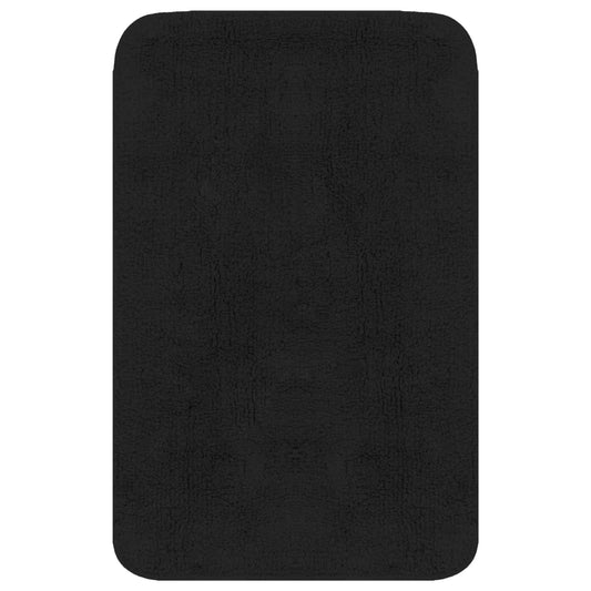 Set Tappetini per Bagno 2 pz in Tessuto Antracite | homemem39