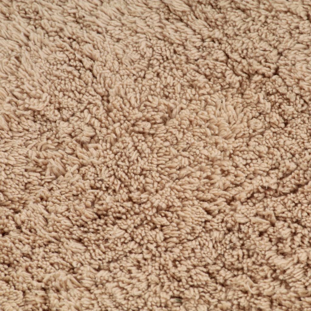 Set Tappetini per Bagno 2 pz in Tessuto Beige | homemem39