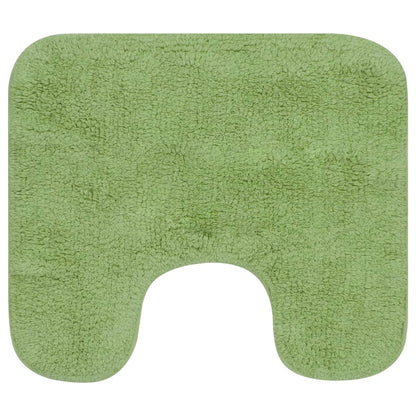 Set Tappetini per Bagno 2 pz in Tessuto Verde | homemem39