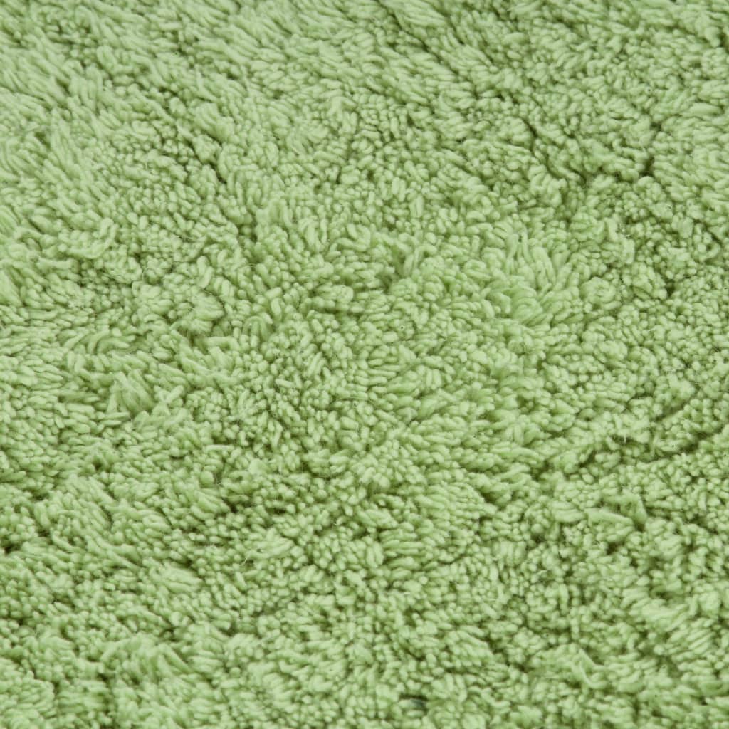 Set Tappetini per Bagno 2 pz in Tessuto Verde | homemem39