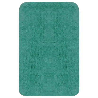 Set Tappetini per Bagno 2 pz in Tessuto Turchese | homemem39