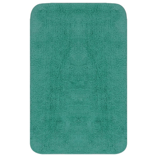 Set Tappetini per Bagno 2 pz in Tessuto Turchese | homemem39