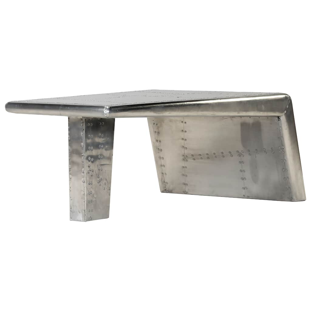 Tavolino da Salotto Aviator Alluminio Stile Vintage Aeronautico | homemem39