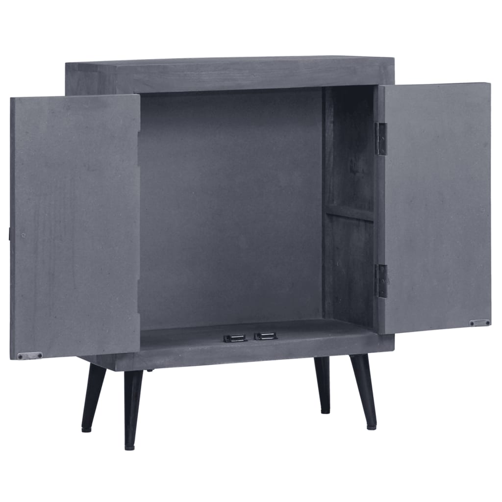 Credenza in Legno Massello di Mango 60x30x76 cm - homemem39