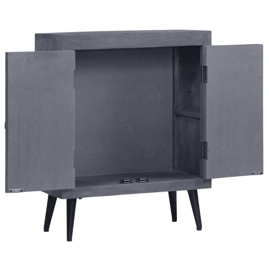 Credenza in Legno Massello di Mango 60x30x76 cm - homemem39