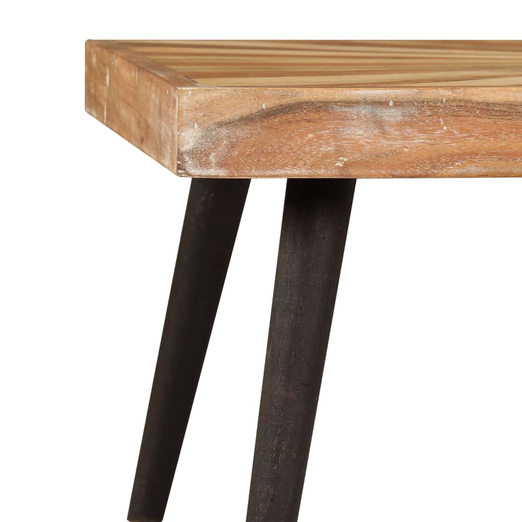 Tavolino da Salotto in Legno Massello di Mango 90x55x36 cm - homemem39