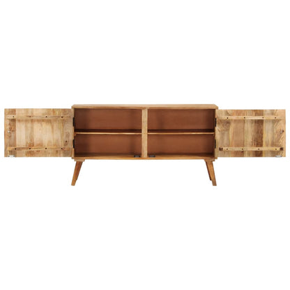 Credenza in Legno Massello di Mango 110x30x60 cm