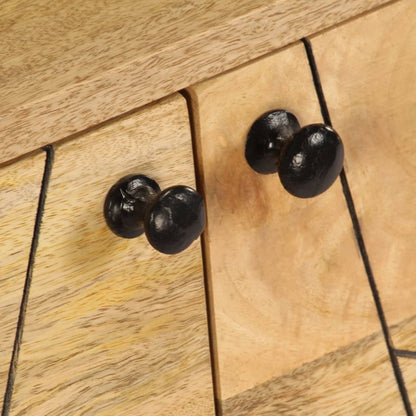 Mobile Porta TV in Legno Massello di Mango 140x30x40 cm