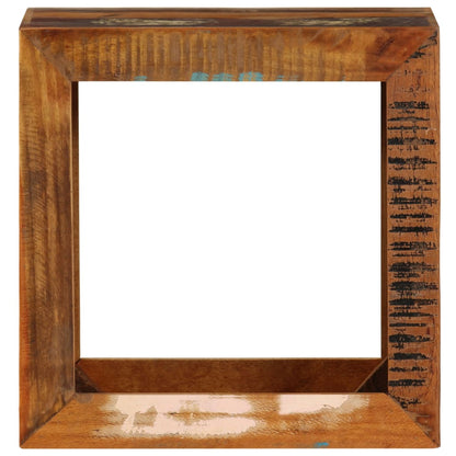 Sgabello in Legno Massello di Recupero 40x30x40 cm