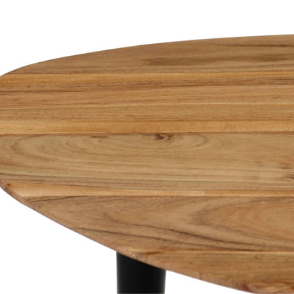 Set Tavolini da Salotto 3 pz in Legno Massello d'Acacia | homemem39