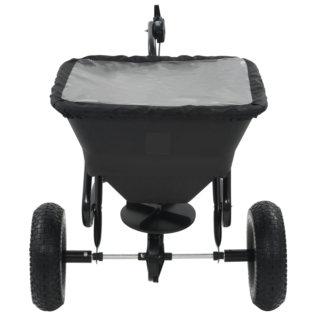 Spargisale Trainabile in PVC e Acciaio 125x74x79 cm 45 L | homemem39