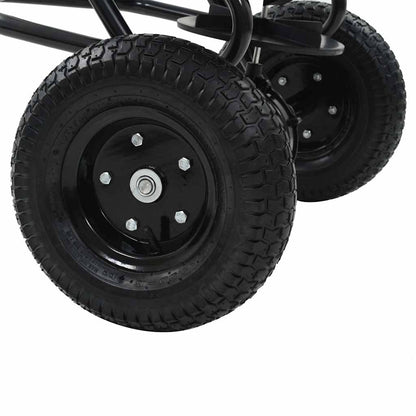 Spargisale Trainabile in PVC e Acciaio 125x74x79 cm 45 L