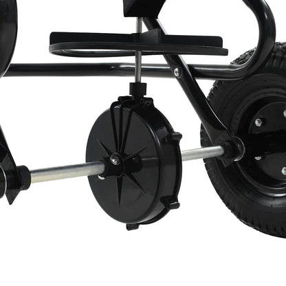Spargisale Trainabile in PVC e Acciaio 125x74x79 cm 45 L