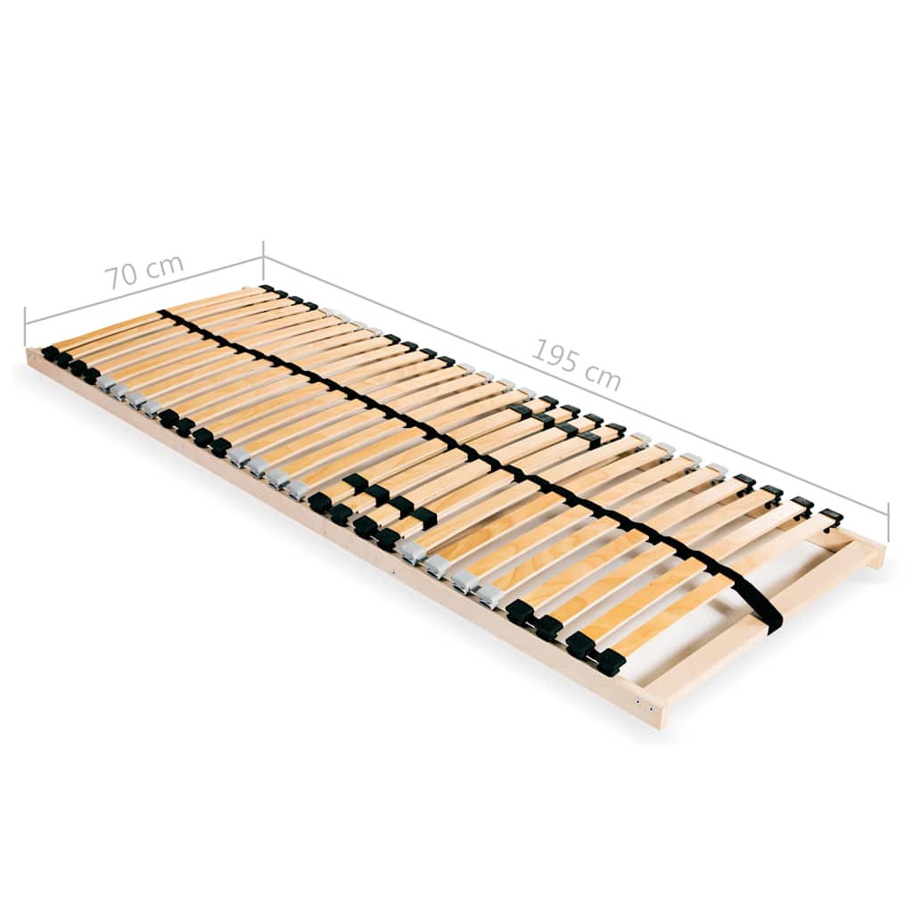 Rete a Doghe 7 Zone senza Materasso con 28 Doghe 70x200 cm