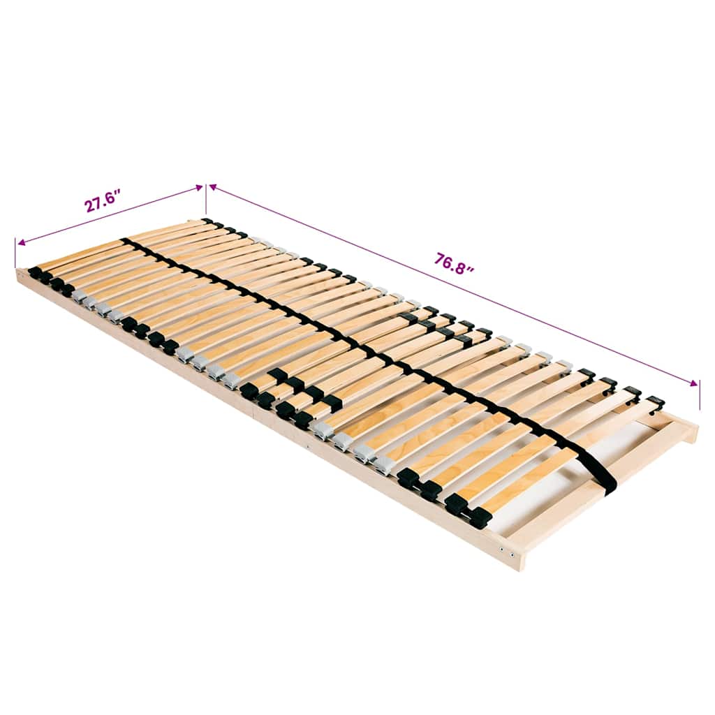 Rete a Doghe 7 Zone senza Materasso con 28 Doghe 70x200 cm | homemem39