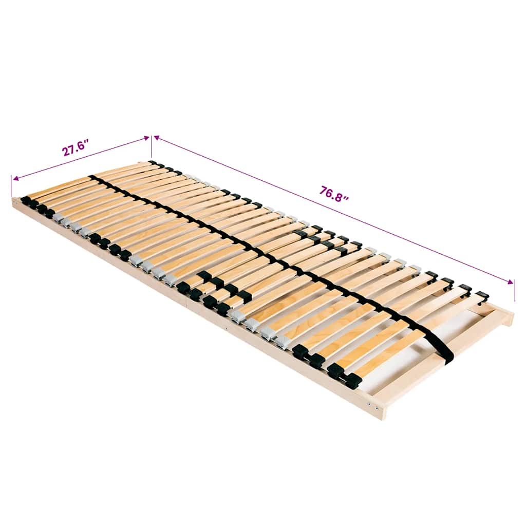 Rete a Doghe 7 Zone senza Materasso con 28 Doghe 70x200 cm