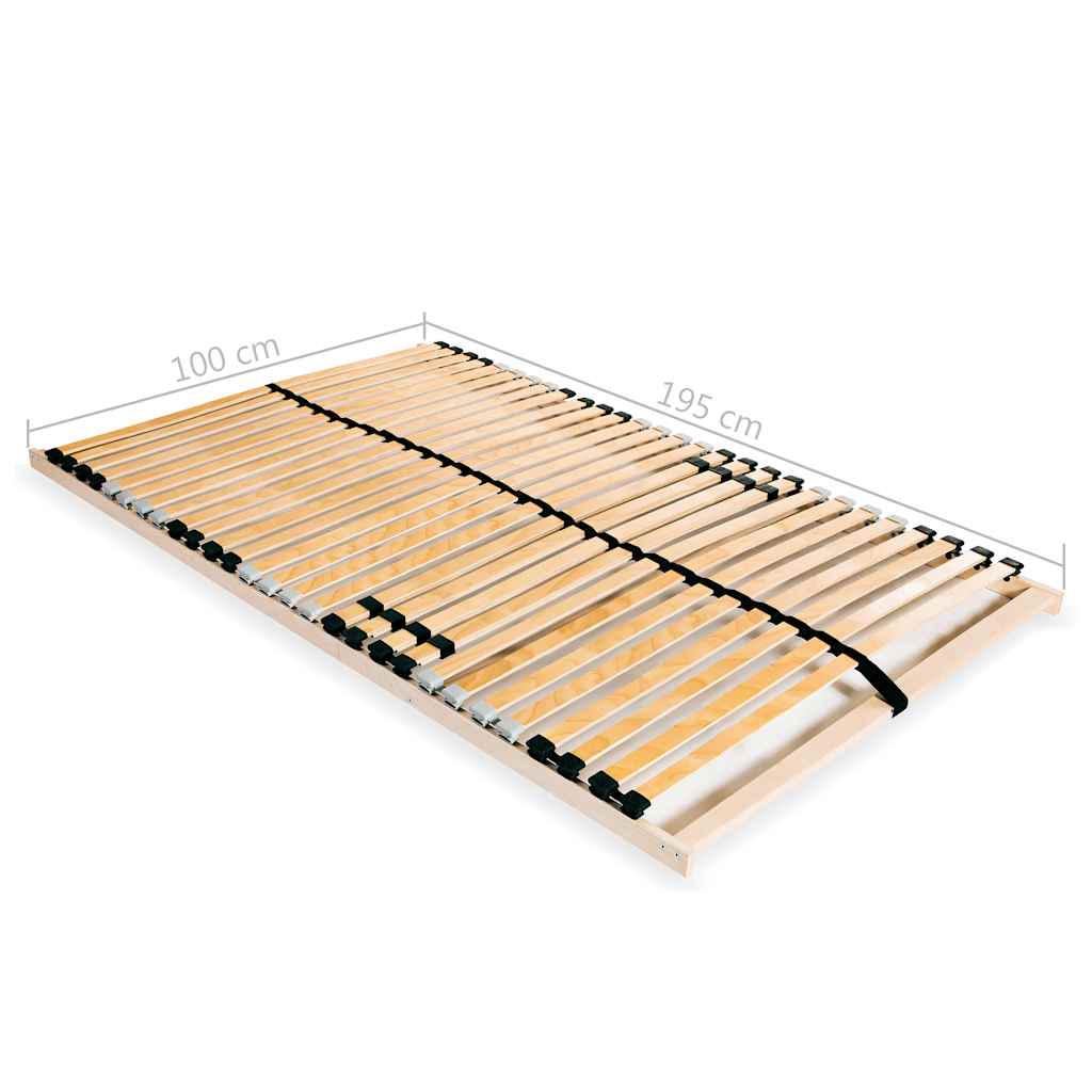 Rete a Doghe 7 Zone senza Materasso con 28 Doghe 100x200 cm | homemem39