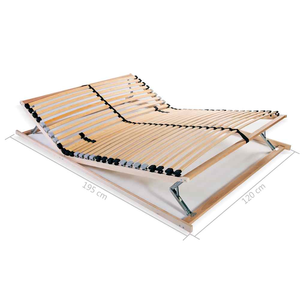 Rete a Doghe 7 Zone senza Materasso con 28 Doghe 120x200 cm | homemem39