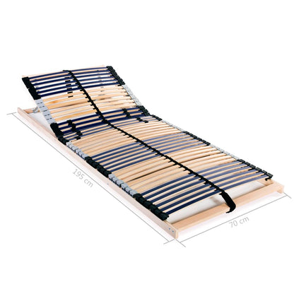 Rete a Doghe 7 Zone senza Materasso con 42 Doghe 70x200 cm | homemem39