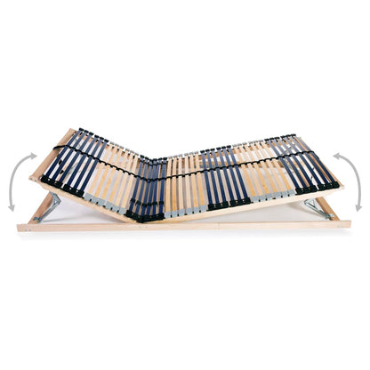 Rete a Doghe 7 Zone senza Materasso con 42 Doghe 100x200 cm