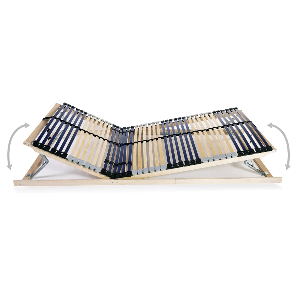 Rete a Doghe 7 Zone senza Materasso con 42 Doghe 140x200 cm