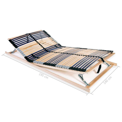 Rete a Doghe 7 Zone senza Materasso con 42 Doghe 140x200 cm | homemem39