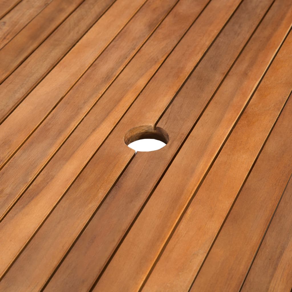 Set da Pranzo da Giardino 9 pz in Polyrattan Nero e Marrone | homemem39