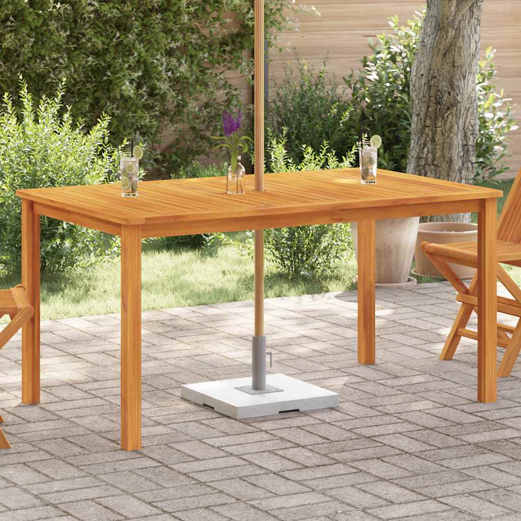 Garden Table 150x90x74 cm in Solid Acacia
