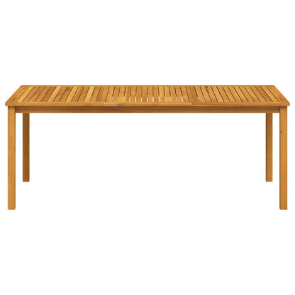 Tavolo da Giardino 200x100x74 cm in Legno Massello di Acacia | homemem39