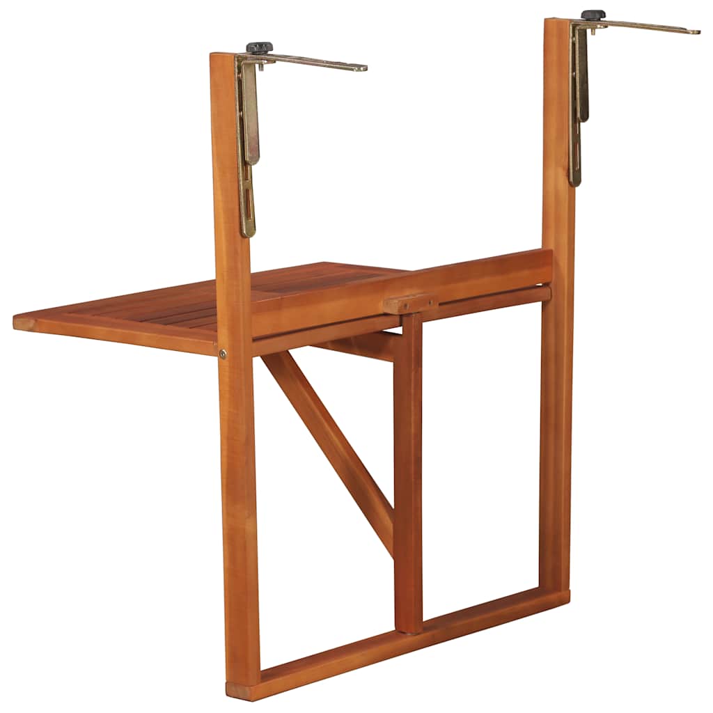 Tavolo da Balcone Sospeso 64,5x44x80 cm in Massello di Acacia | homemem39
