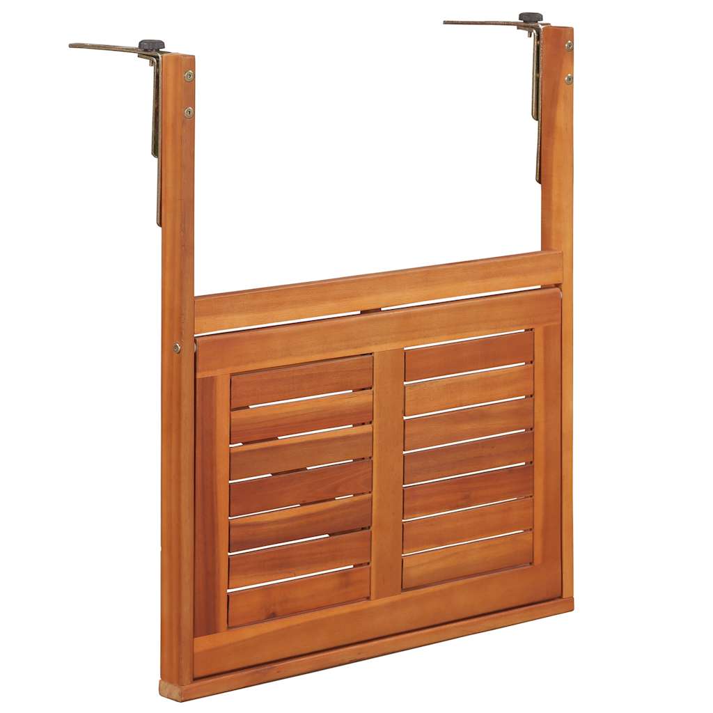 Tavolo da Balcone Sospeso 64,5x44x80 cm in Massello di Acacia | homemem39