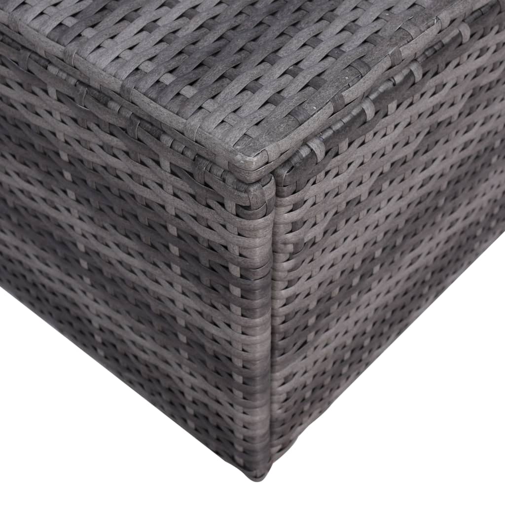 Set Divani da Giardino 6 pz con Cuscini in Polyrattan Grigio | homemem39