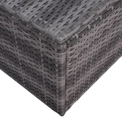 Set Divani da Giardino 6 pz con Cuscini in Polyrattan Grigio | homemem39
