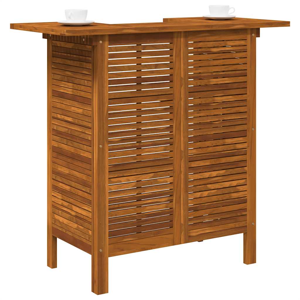 Tavolo da Bar 110x50x105 cm in Legno Massello di Acacia | homemem39