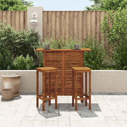 Tavolo da Bar 110x50x105 cm in Legno Massello di Acacia | homemem39