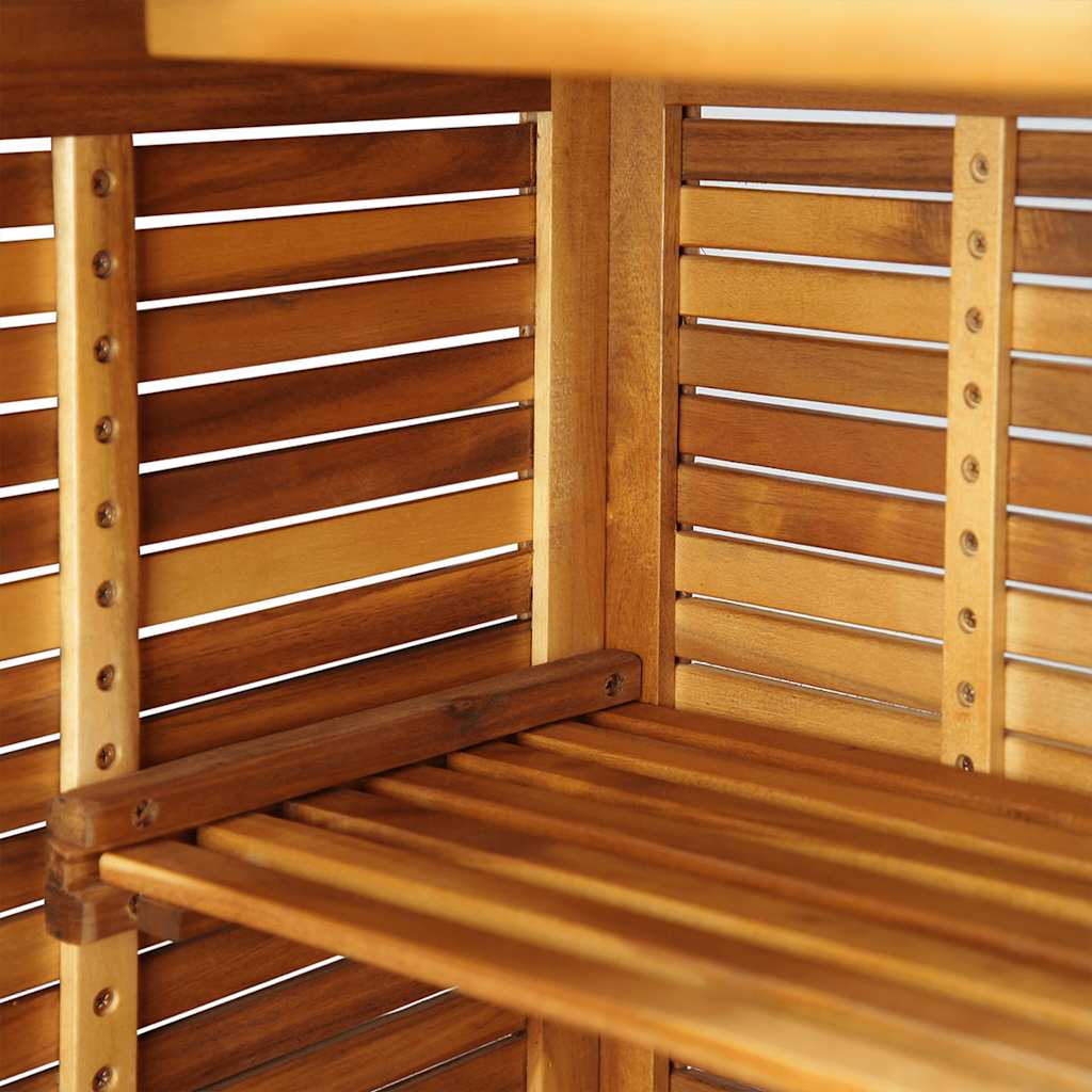 Tavolo da Bar 110x50x105 cm in Legno Massello di Acacia | homemem39