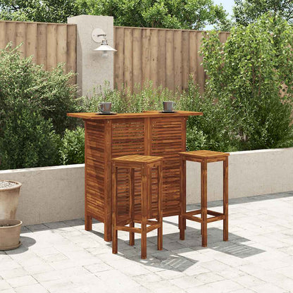 Tavolo da Bar 110x50x105 cm in Legno Massello di Acacia | homemem39