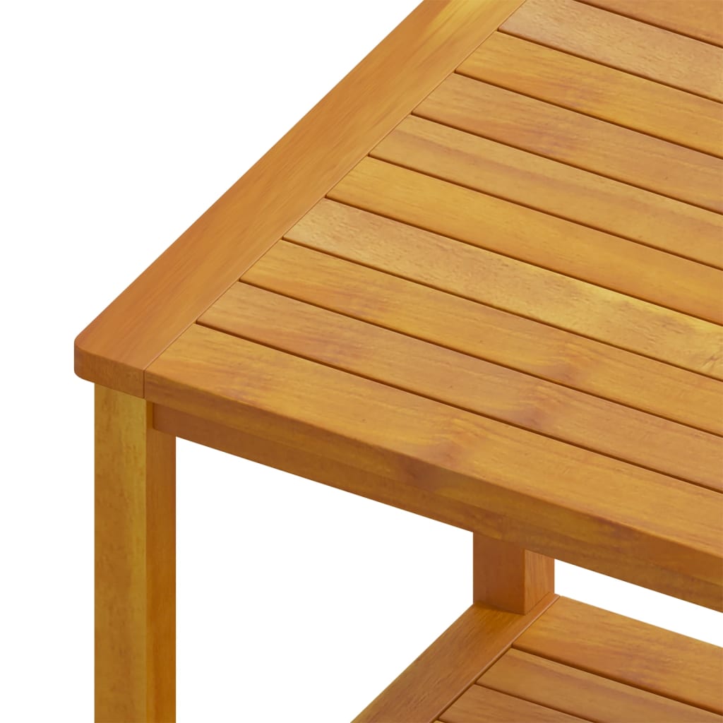 Tavolino in Legno Massello di Acacia 45x45x45 cm | homemem39