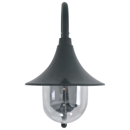 Lampada da Parete da Giardino E27 42 cm Alluminio Verde Scuro