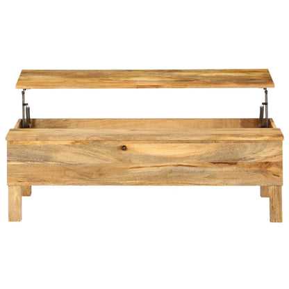 Tavolino da Salotto in Legno Massello di Mango 110x55x35 cm | homemem39